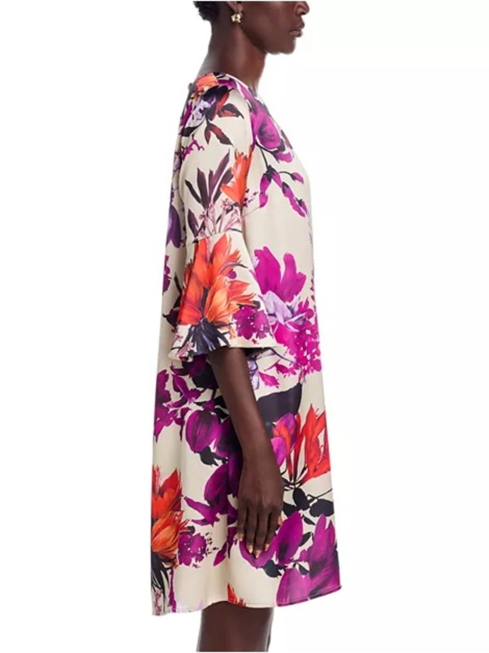 NWT Caroline Rose Bella Satin Dress - Picture 5 of 7